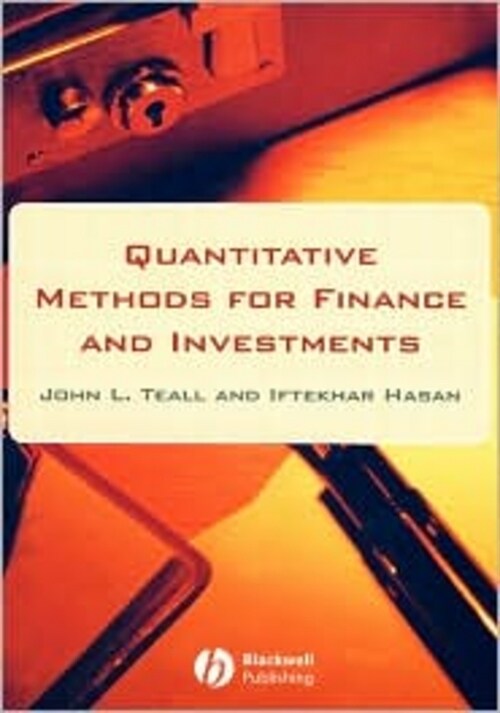 [eBook Code] Quantitative Methods for Finance and Investments (eBook Code, 1st)
