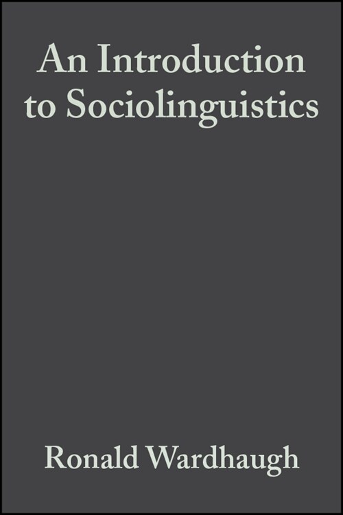 [eBook Code] An Introduction to Sociolinguistics (eBook Code, 5th)