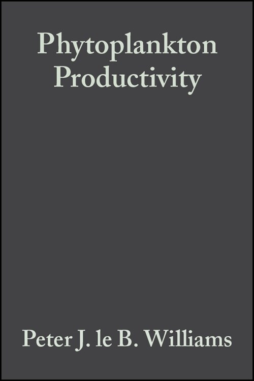 [eBook Code] Phytoplankton Productivity (eBook Code, 1st)
