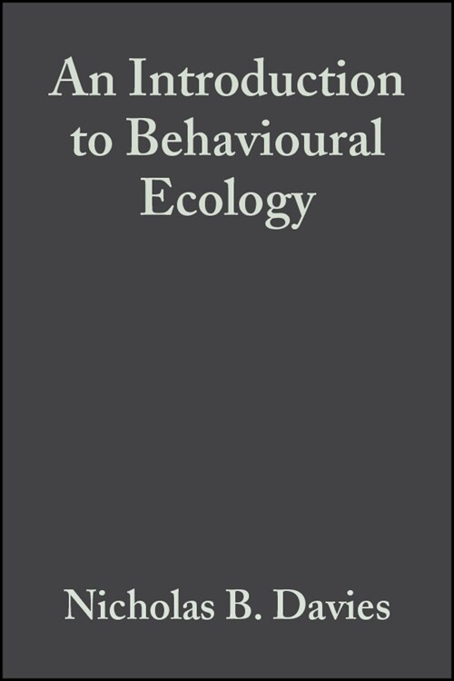 [eBook Code] An Introduction to Behavioural Ecology (eBook Code, 3rd)