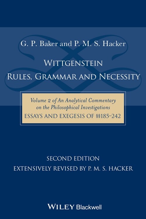 [eBook Code] Wittgenstein: Rules, Grammar and Necessity (eBook Code, 2nd)