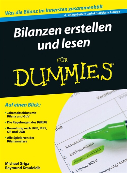 [eBook Code] Bilanzen erstellen und lesen für Dummies (eBook Code, 4th)