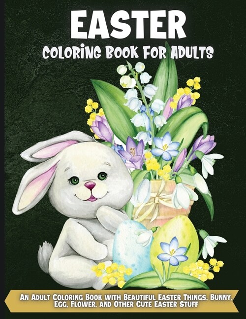 Easter Coloring Book For Adults (Paperback)