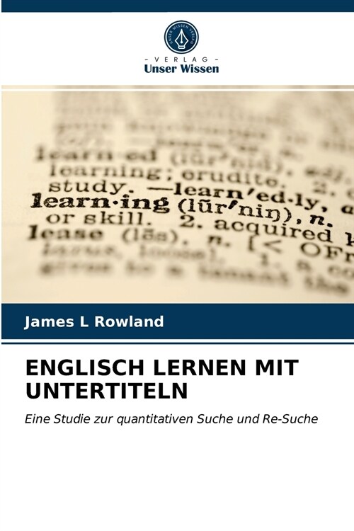 ENGLISCH LERNEN MIT UNTERTITELN (Paperback)