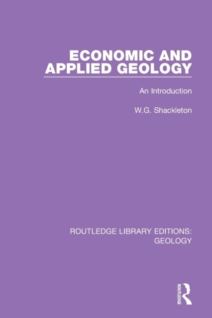 Economic and Applied Geology : An Introduction (Paperback)