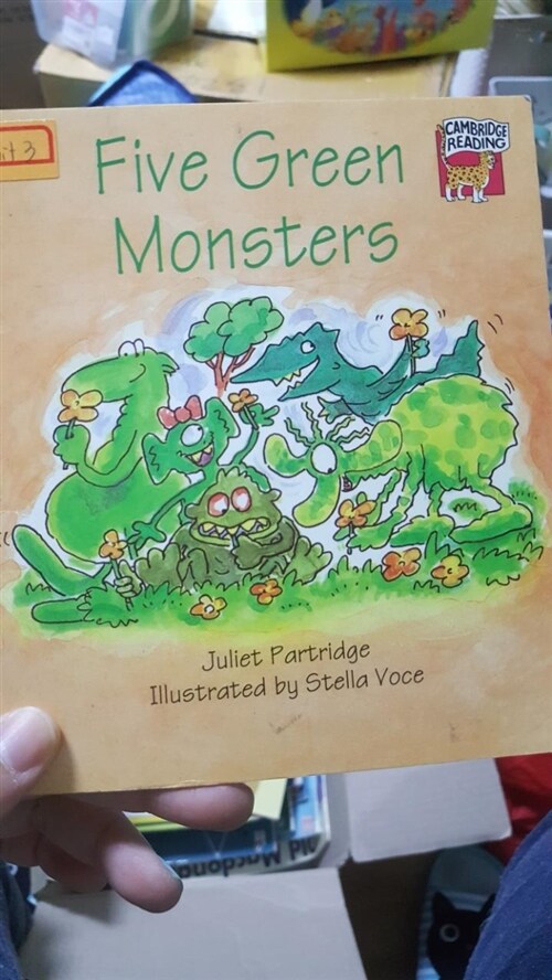 [중고] Five Green Monsters (Paperback)