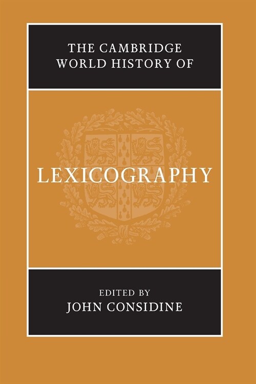 The Cambridge World History of Lexicography (Paperback)
