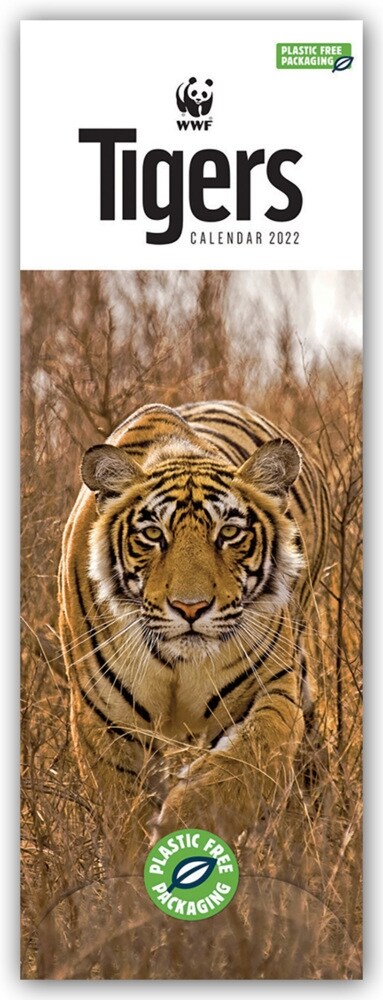 WWF TIGERS SLIM CALENDAR 2022 (Spiral Bound)