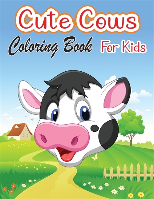 Cute Cows Coloring Book for Kids (Paperback)