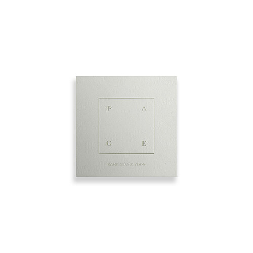 [키트 형태] KANG SEUNG YOON - 1st FULL ALBUM [PAGE] [KiT ALBUM]