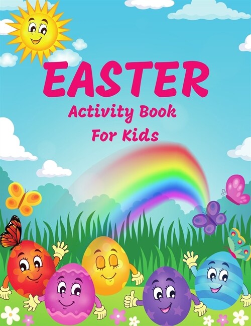 Easter Activity Book For Kids Ages 4-8 (Paperback)