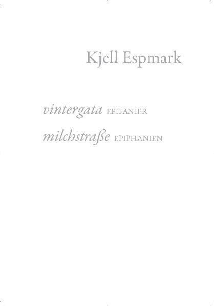 milchstraße Epiphanien. vintergata Epifanier (Hardcover)