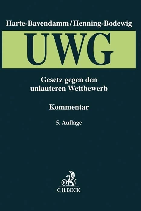 Gesetz gegen den unlauteren Wettbewerb (UWG) (Hardcover)