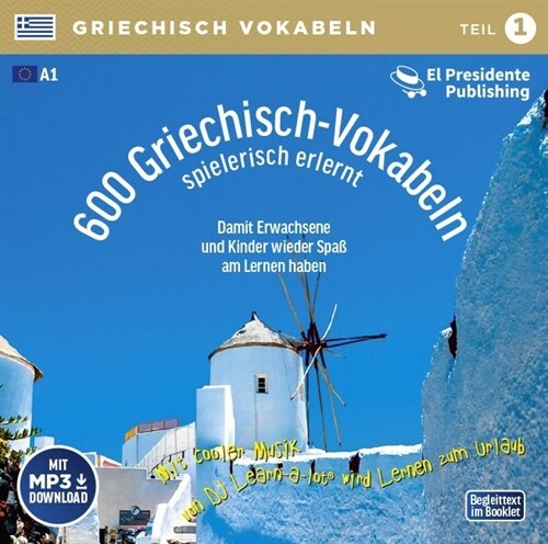 600 Griechisch-Vokabeln spielerisch erlernt; .. Tl.1, 1 Audio-CD mit mp3-Download Code (CD-Audio)