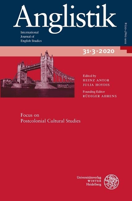 Anglistik. International Journal of English Studies. Volume 31:3 (2020) (Paperback)