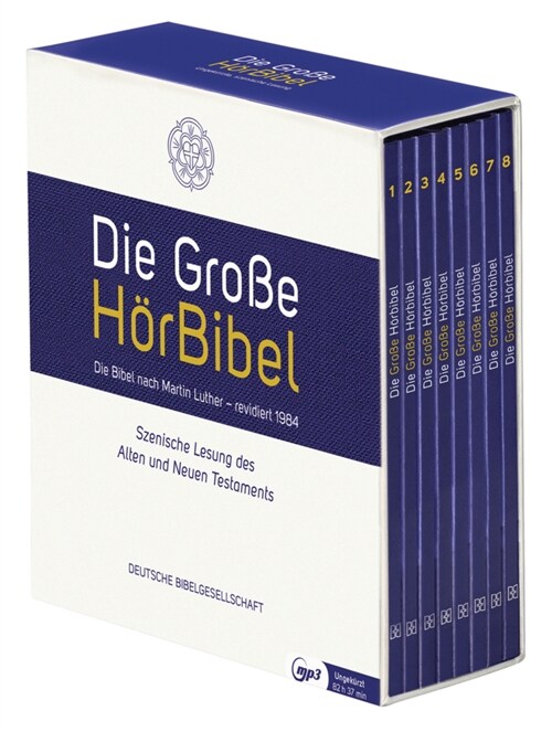 Die Große HorBibel. Ungekurzte, szenische Lesung. 8 MP3-CDs, 8 Audio-CD, (CD-Audio)