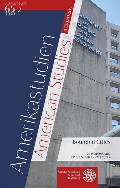 Amerikastudien / American Studies. A Quarterly. Vol. 65:2 (2020) (Paperback)