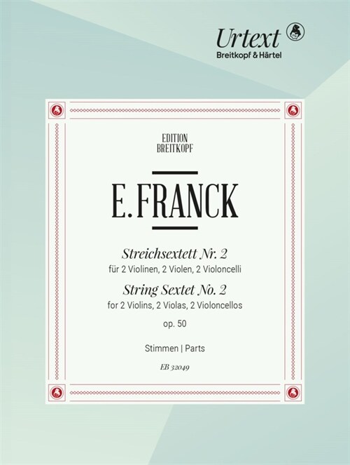 Streichsextett Nr. 2 op. 50 (Sheet Music)