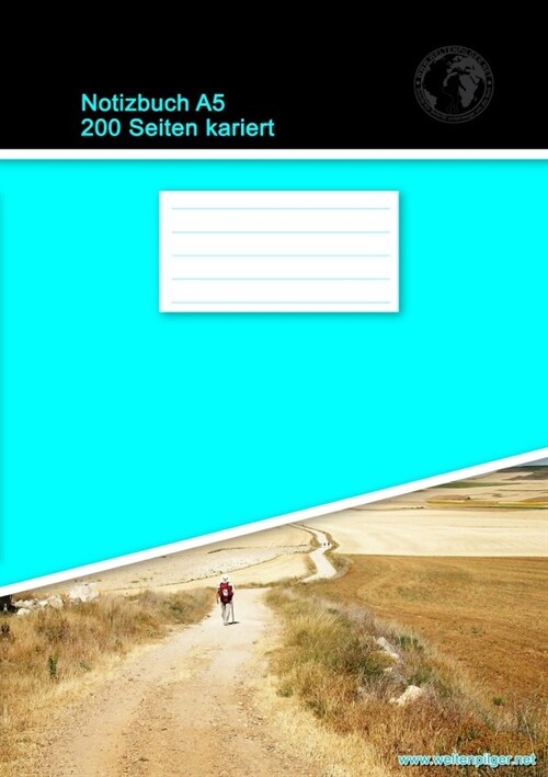 Notizbuch A5 200 Seiten kariert (Softcover Turkis) (Paperback)