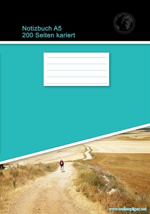 Notizbuch A5 200 Seiten kariert (Softcover Petrol) (Paperback)
