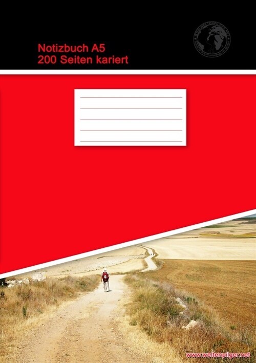 Notizbuch A5 200 Seiten kariert (Softcover Rot) (Paperback)