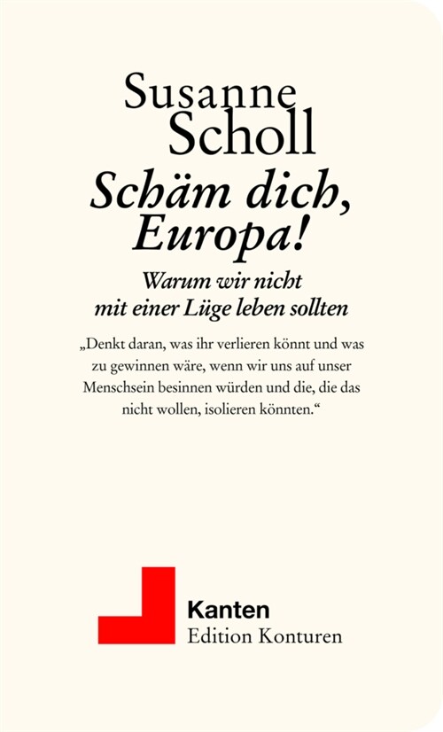 Scham dich, Europa! (Paperback)