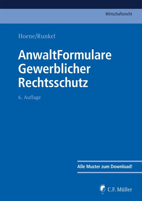 AnwaltFormulare Gewerblicher Rechtsschutz (Hardcover)