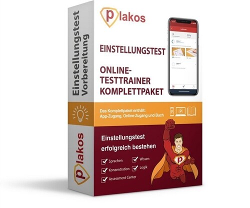 Einstellungstest Vorbereitung, Online-Testtrainer Komplettpaket (WW)