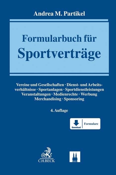 Formularbuch fur Sportvertrage (Hardcover)