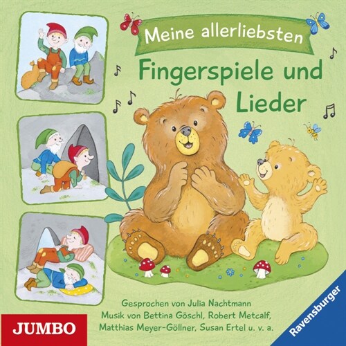 Meine allerliebsten Fingerspiele und Lieder, 1 Audio-CD (CD-Audio)