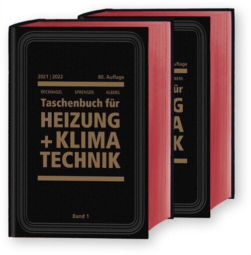 Recknagel - Taschenbuch fur Heizung und Klimatechnik 80. Ausgabe 2019/2020 - E-Book PDF als Download, 2 Teile (WW)