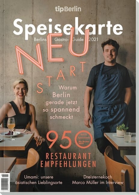 tipBerlin Speisekarte 2021 (Paperback)