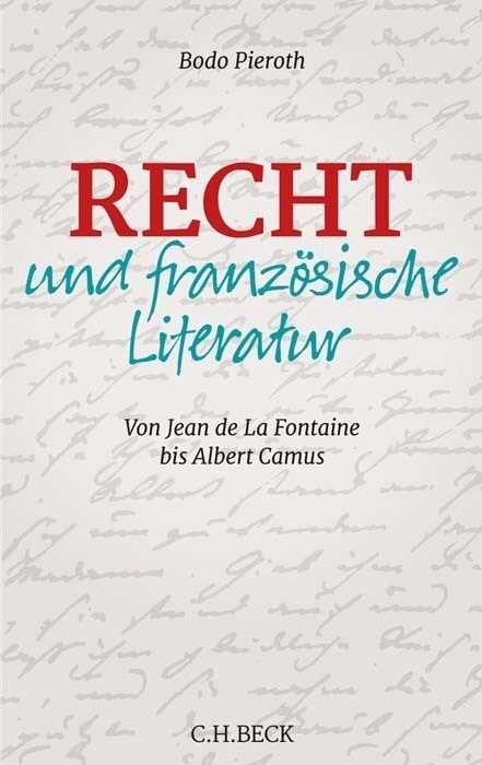 Recht und franzosische Literatur (Hardcover)