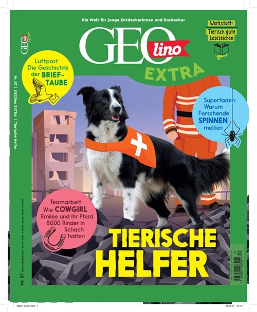 GEOlino Extra / GEOlino extra 87/2021 - Tierische Helfer (Pamphlet)