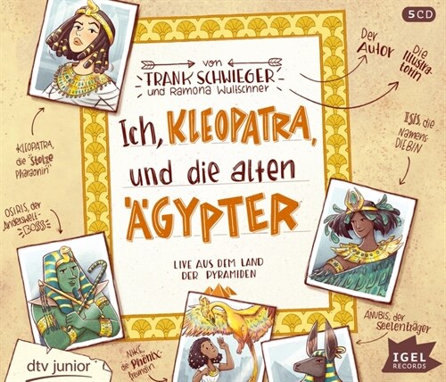 Ich, Kleopatra, und die alten Agypter, 5 Audio-CD (CD-Audio)