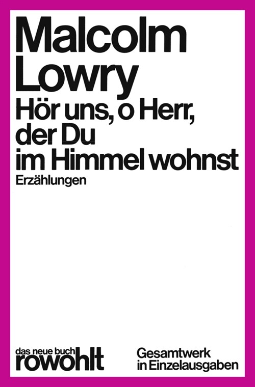 Hor uns, o Herr, der Du im Himmel wohnst (Paperback)