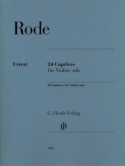 Rode, Pierre - 24 Caprices fur Violine solo (Paperback)