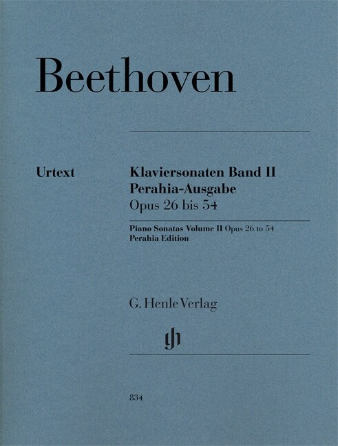 Beethoven, Ludwig van - Klaviersonaten, Band II, op. 26-54, Perahia-Ausgabe (Paperback)