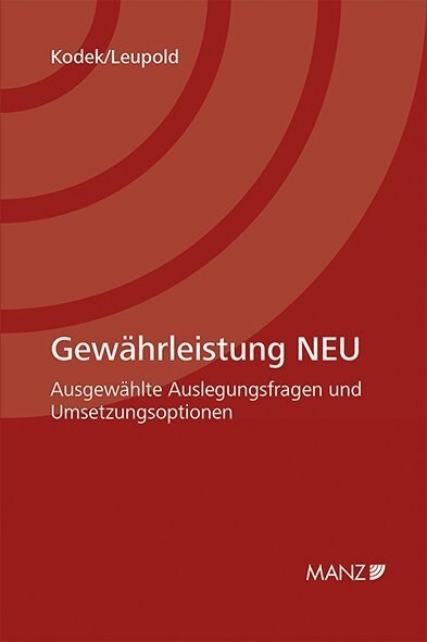 Gewahrleistung NEU (Paperback)