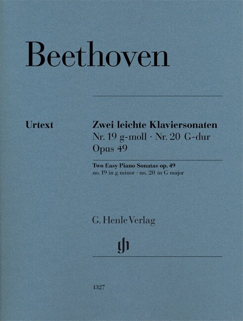 Beethoven, Ludwig van - Zwei leichte Klaviersonaten Nr. 19 und Nr. 20 g-moll und G-dur op. 49 Nr. 1 und Nr. 2 (Paperback)