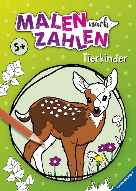 Malen nach Zahlen ab 5 Jahren: Tierkinder; . (Paperback)