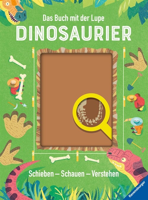 Das Buch mit der Lupe: Dinosaurier (Hardcover)