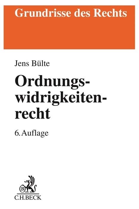 Ordnungswidrigkeitenrecht (Paperback)