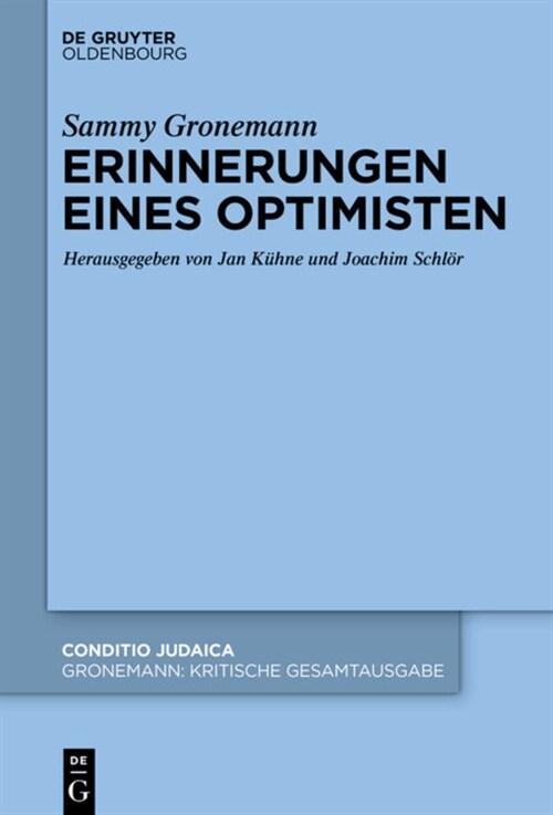 Erinnerungen eines Optimisten (Hardcover)