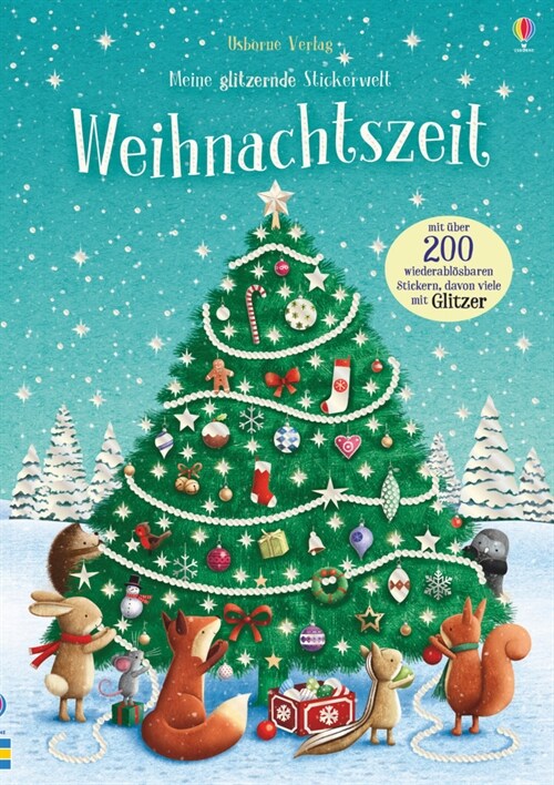 Meine glitzernde Stickerwelt: Weihnachtszeit (Paperback)