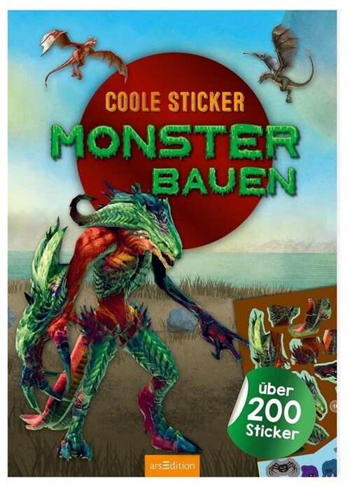 Coole Sticker - Monster bauen (Paperback)