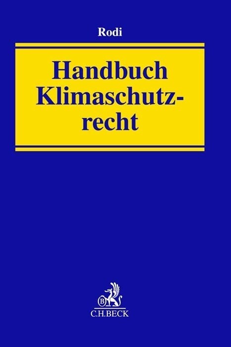 Handbuch Klimaschutzrecht (Hardcover)