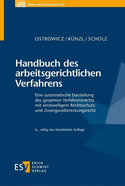 Handbuch des arbeitsgerichtlichen Verfahrens (Hardcover)