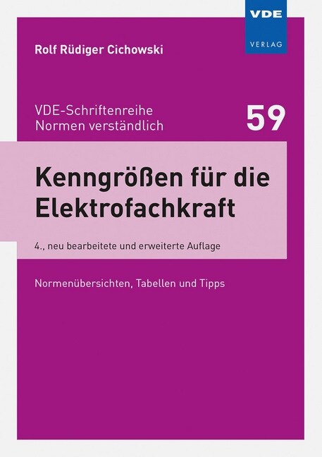 Kenngroßen fur die Elektrofachkraft (Paperback)