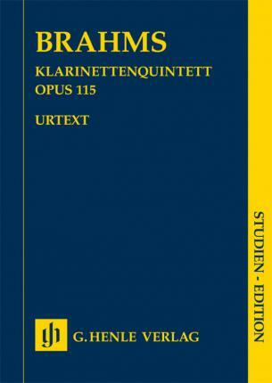 Brahms, Johannes - Klarinettenquintett h-moll op. 115 fur Klarinette (A), 2 Violinen, Viola und Violoncello (Paperback)